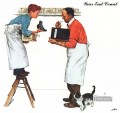 year end count Norman Rockwell